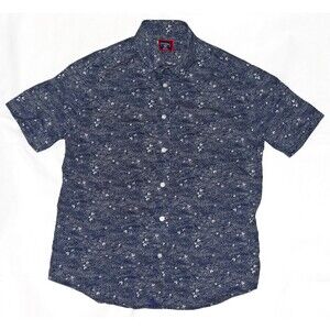 SOLD UNTUCKit Joaquin Slim Fit Mens Short Sleeve Button Front Shirt Size‎ Medium